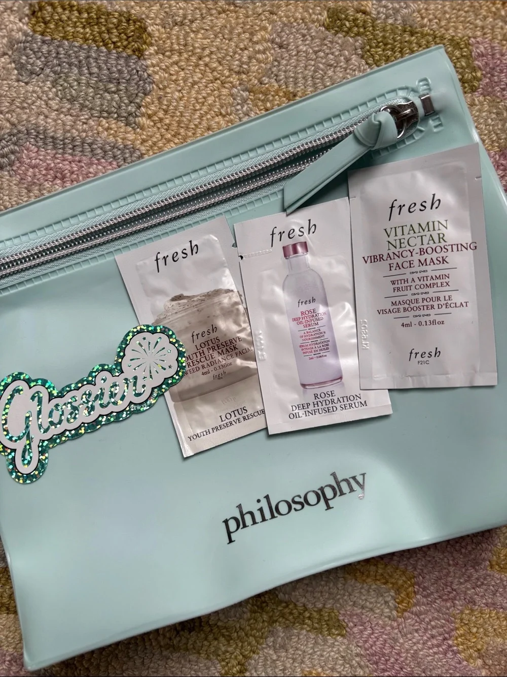 20-pc skin to eyes to lips SO MANY samples Bobbi Brown, Guerlain, Glossier +more